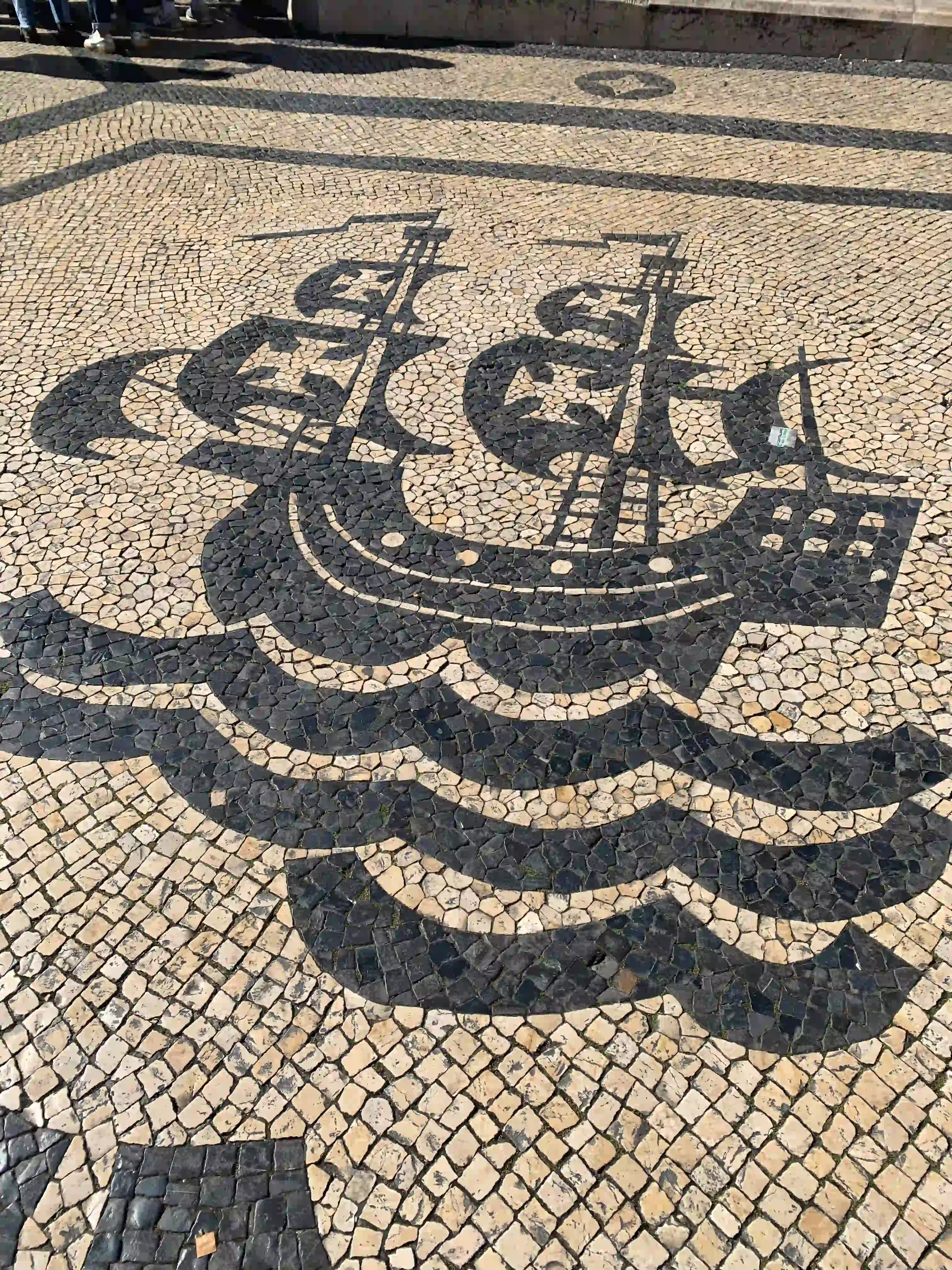 Sidewalk art in Lisbon