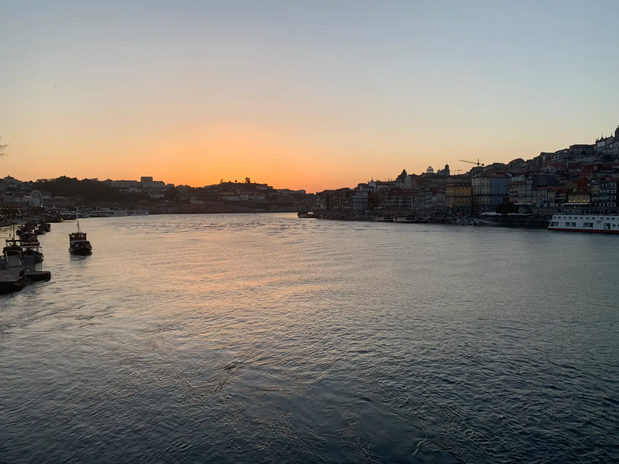 A view of the river in Porto