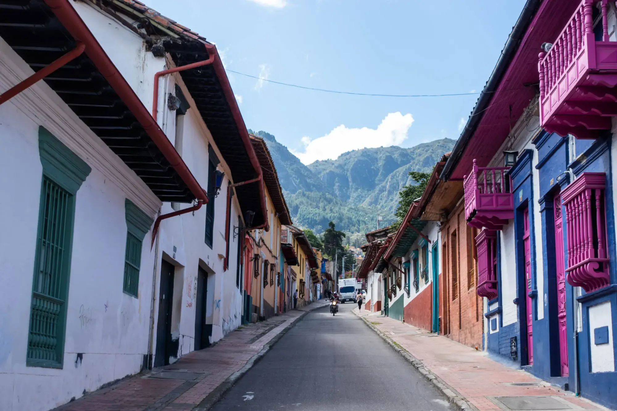 The streets of La Candelaria, Bogotá