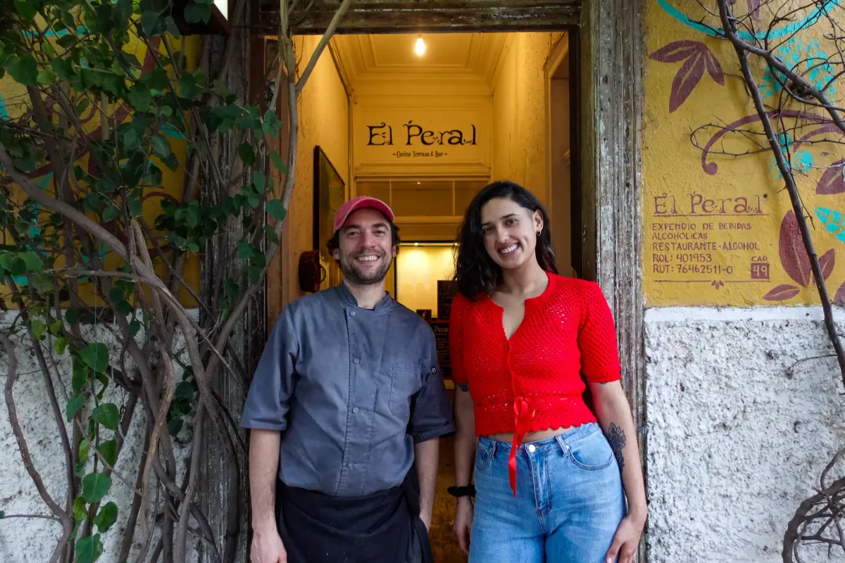 Bruno and Ignacia, chefs and owners at El Peral