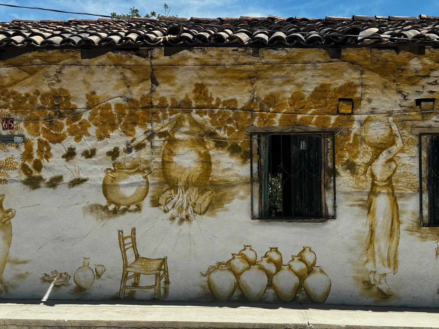 A raicilla mural in El Tuito, Jalisco