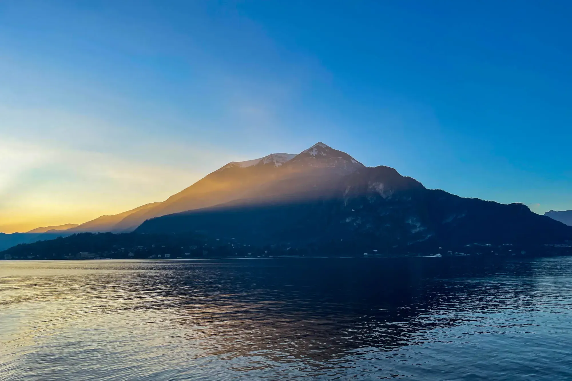 Lake Como in the shoulder season