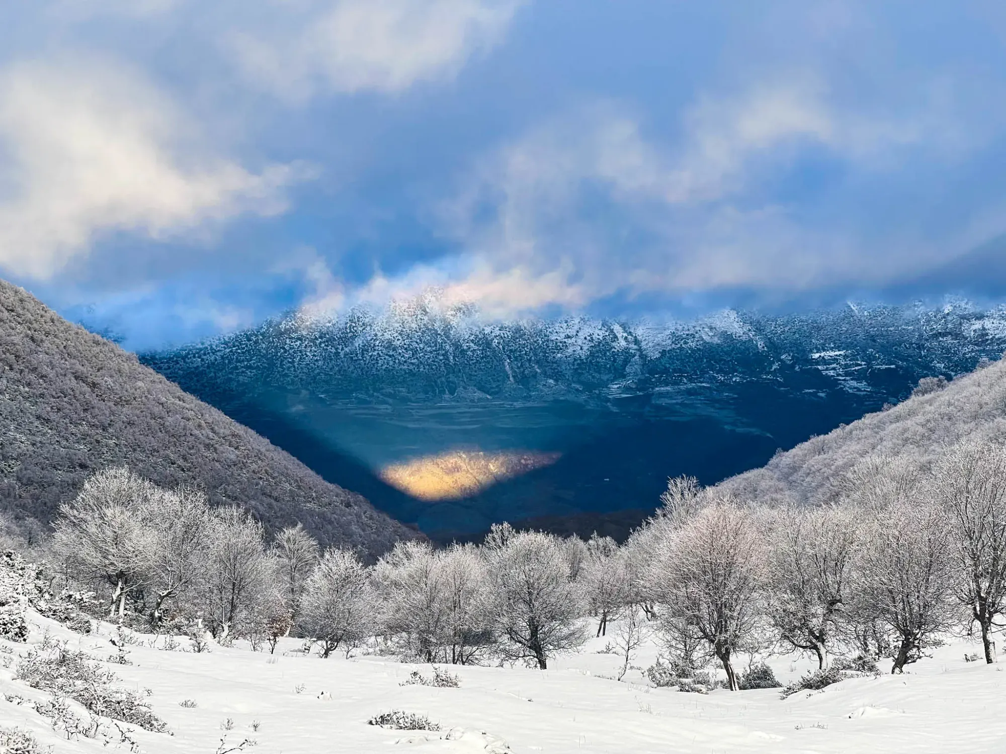 A view from the hidden valley of Zagoria, Albania.