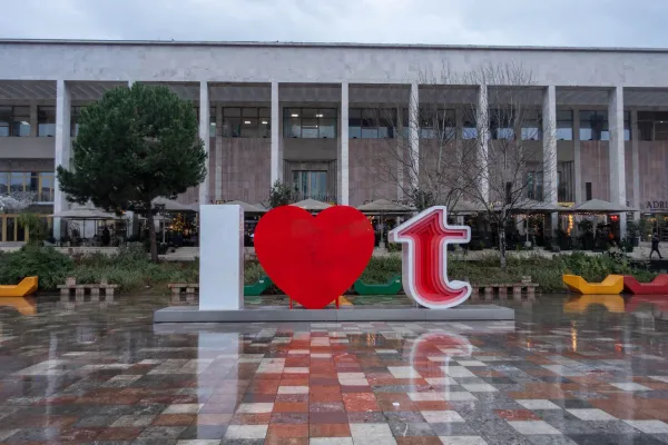 Downtown Tirana, Albania