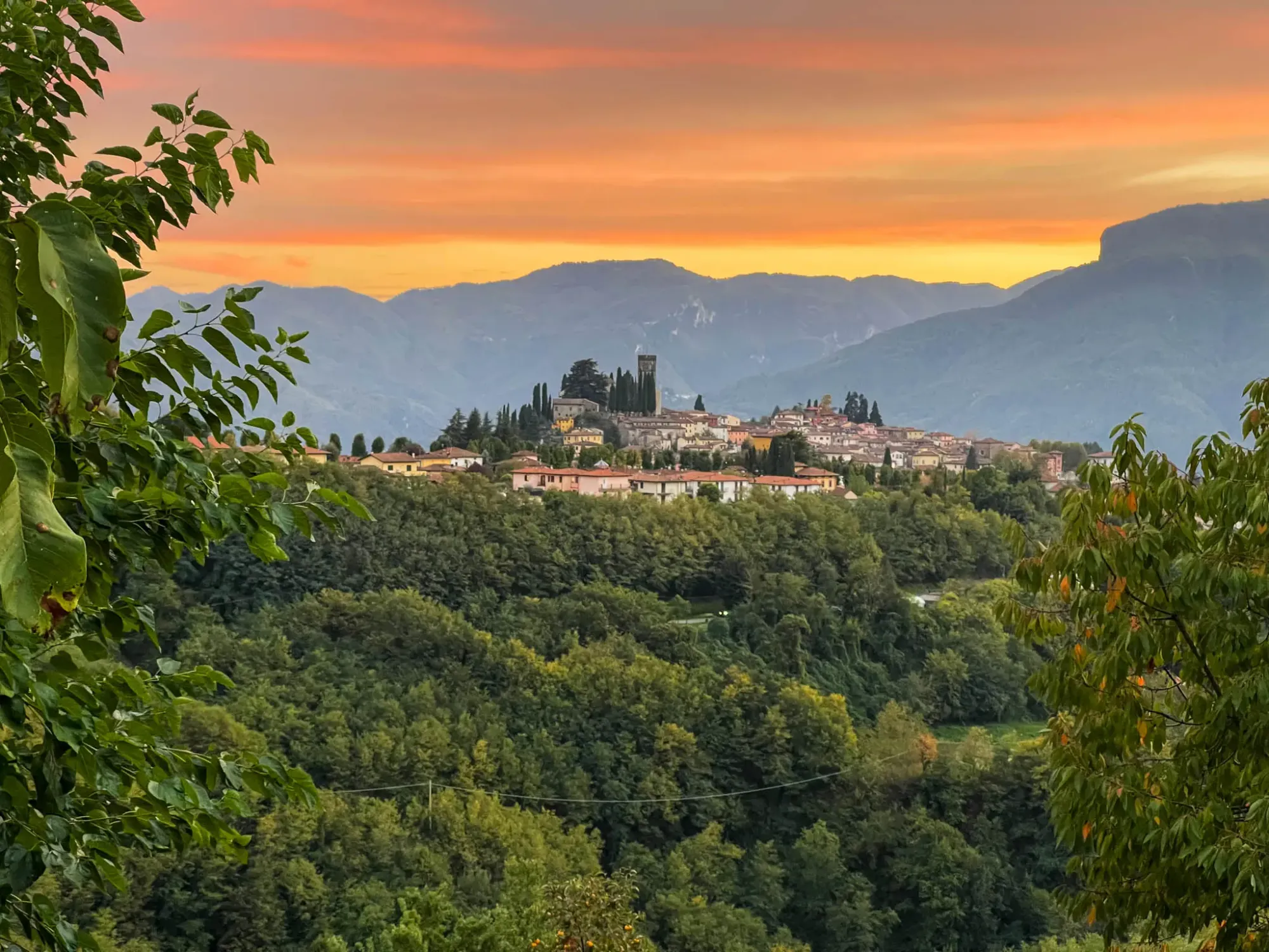 A view of Barga, Italy.
