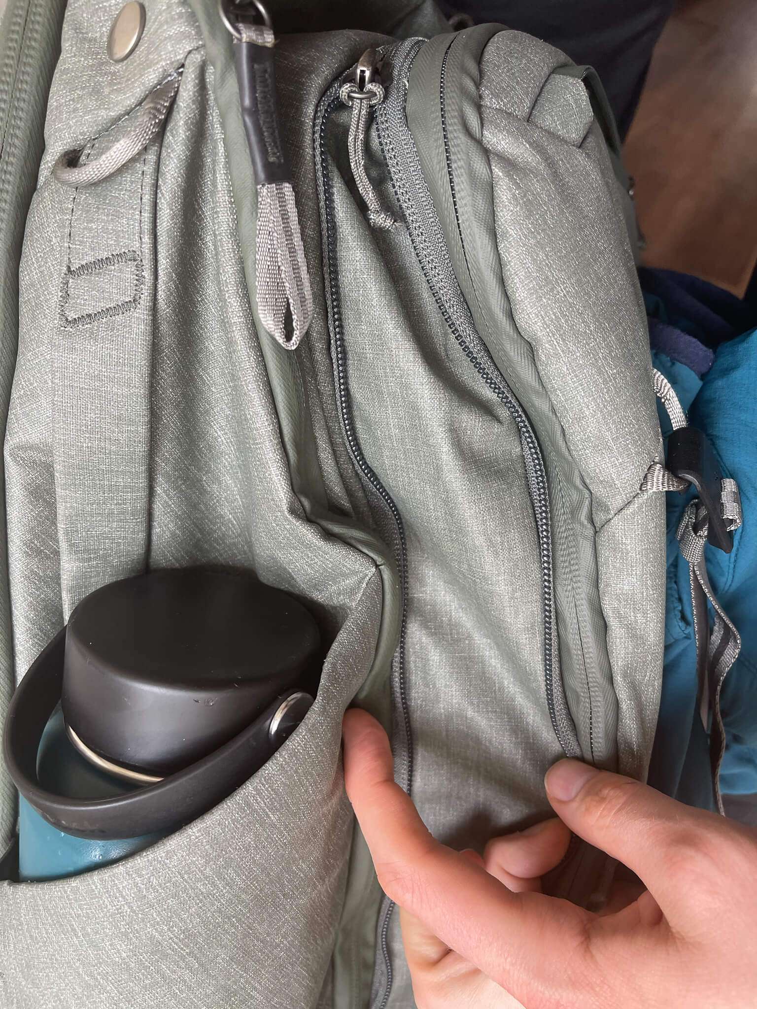 The Peak Design Travel Backpack is expandable up to 45L